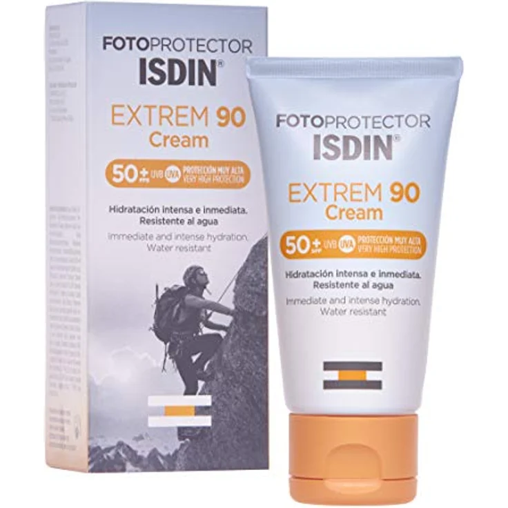 ISDIN Fotoprotector Extrem 90 LSF 50+ Sonnencreme (50ml) - Sehr hoher UVB- und UVA-Schutz, feuchtigkeitsspendend - ISDIN – Bild 1