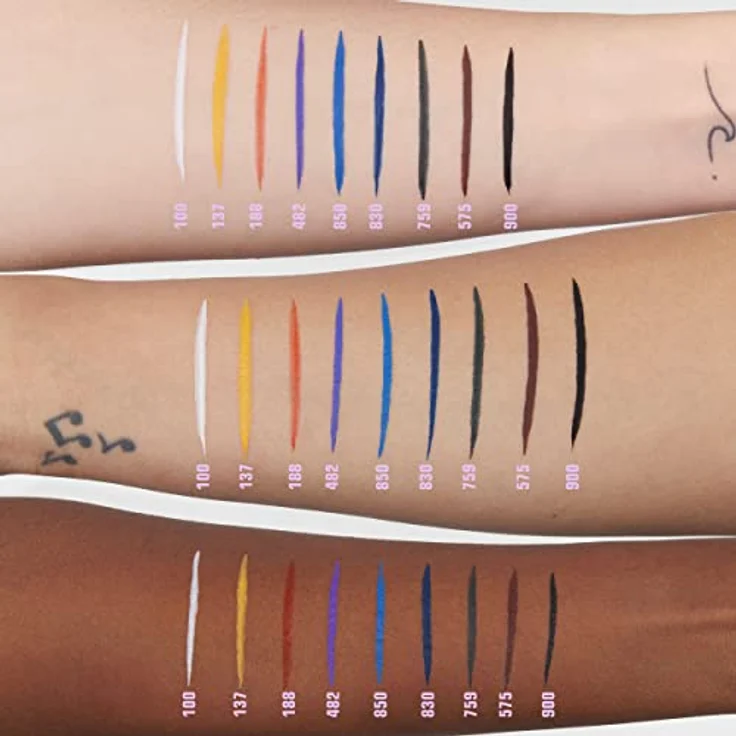 3INA The Color Pen Eyeliner, Filzstift-Eyeliner in Weiß, 1 ml mit präziser Linie und intensiver Farbgebung – Bild 4