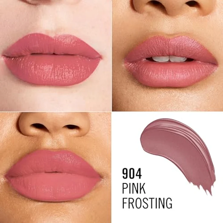 Rimmel London Lasting Finish Lippenstift, 904 Rossetto, 4 g mit sanft leuchtendem Finish – Bild 2