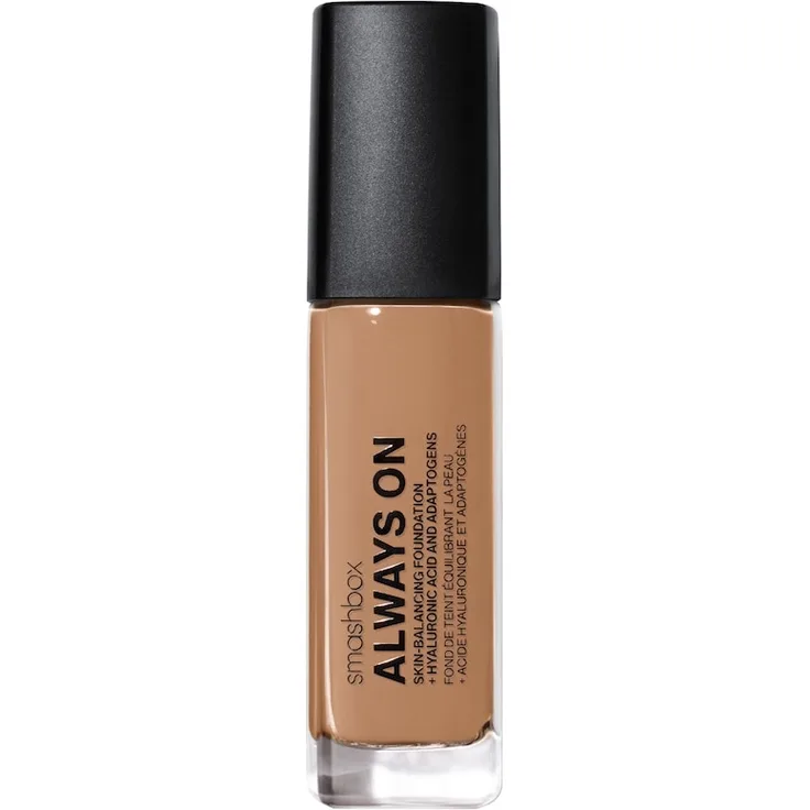 Smashbox Always on Skin Balancing Foundation 30 ml, leistungsstarke Flüssig-Foundation mit Hyaluronsäure und natürlichem Glow, Farbton M10-N