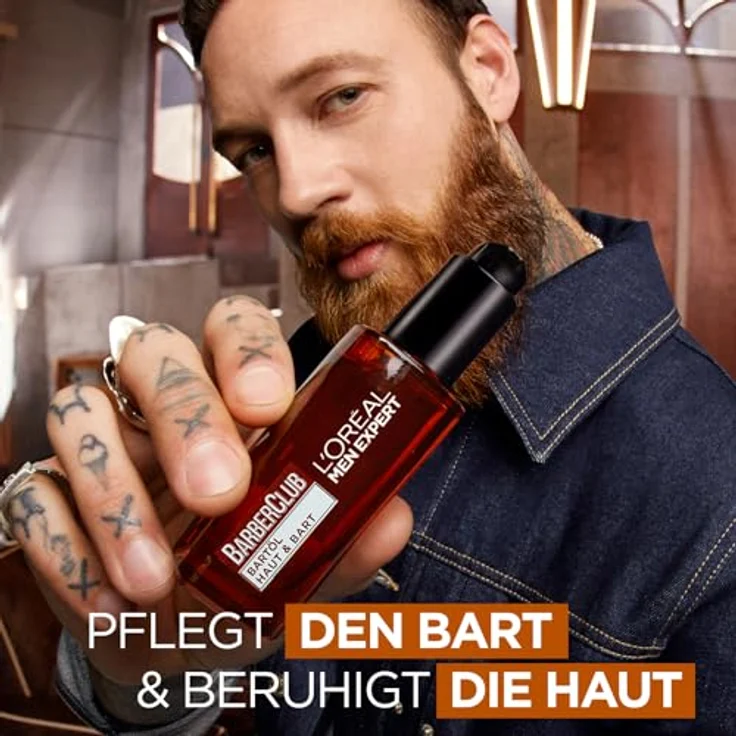 L'Oréal Men Expert Barberclub Oil Bartpflege Bartöl mit Zedernholzöl 30 ml – Bild 2