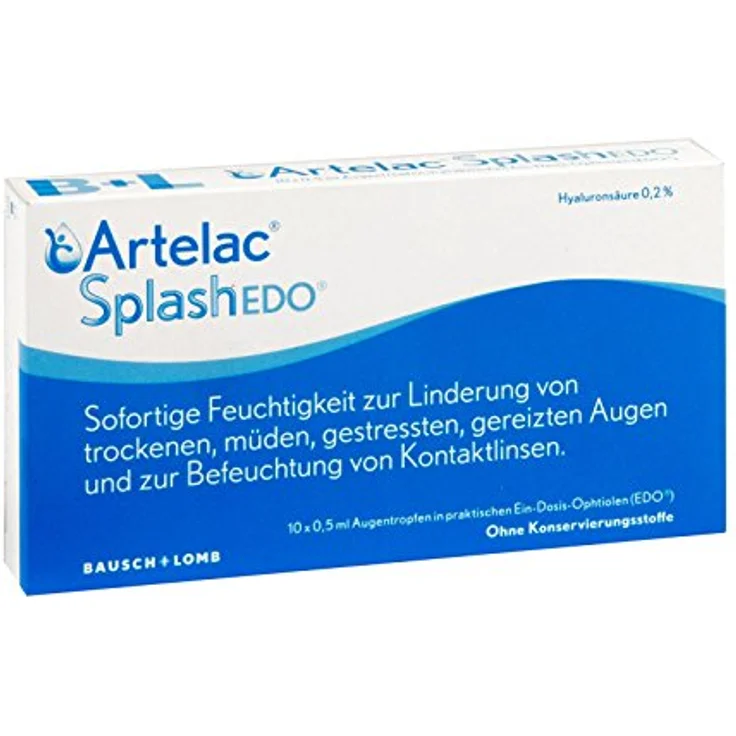 ARTELAC Splash EDO Augentropfen 5 ml All-in-One-Lösung zur Reinigung, Desinfektion & Aufbewahrung – Bild 2