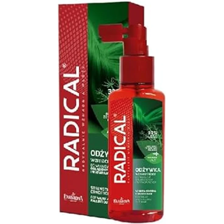 Farmona Radical Stärkung Conditioner für schwache und herausfallen Haar 100 ml, Reduces Hair Loss And Thinning, Triple Action Efficacy, Deep Moisturization And Shine – Bild 3