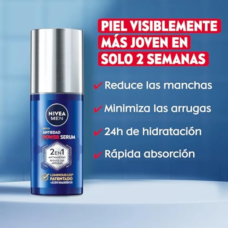 NIVEA Gesichtsserum Anti-Aging Serum 2-in-1, 30 ml – Bild 3