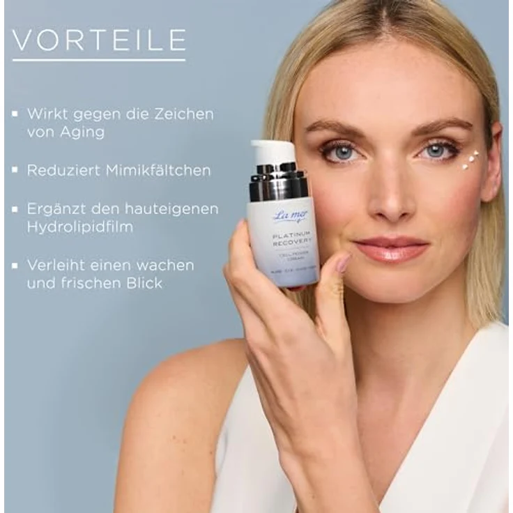La mer Platinum Recovery Augenpflege | Pro Cell Cream Auge 15 ml | Regenerierende Anti-Aging Creme | Ohne Duft, ohne unnötige Zusatzstoffe – Bild 5