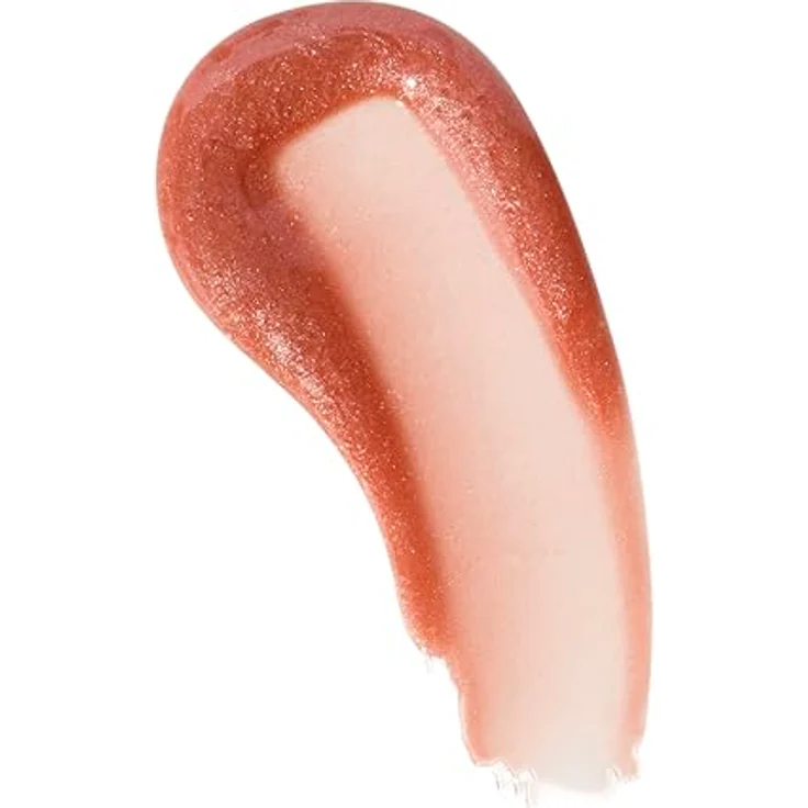 Makeup Revolution Shimmer Gloss Glitzer-Lipgloss, feuchtigkeitsspendend und pflegend, Farbton Gold, 4.5 ml – Bild 2
