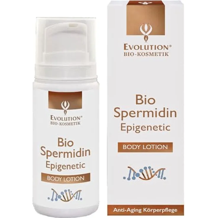 Evolution Bio Spermidin Epigenetic Body Lotion, Anti-Aging Körperpflege mit Spermidin, 150ml