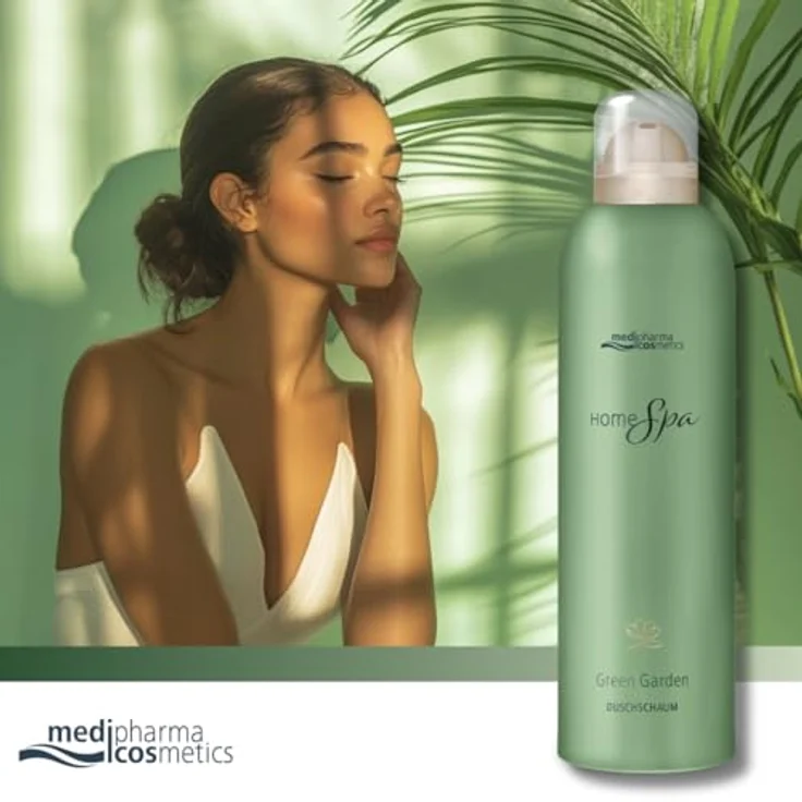 Medipharma Cosmetics Home Spa Green Garden 200 ml Duschschaum mit Bio-Eukalyptus-Extrakt – Bild 2