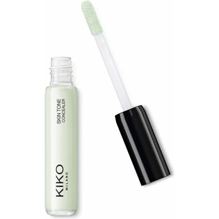 KIKO Milano Skin Tone Concealer, deckender Creme-Korrektor gegen Augenringe, Farbton 01 Green, 3.5 ml – Bild 1
