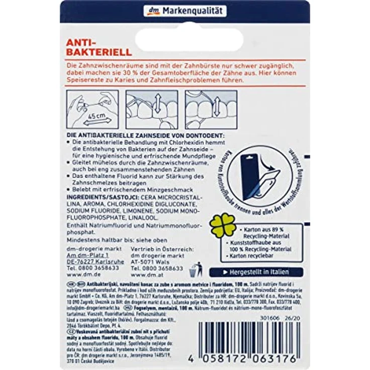 Dontodent Sensitive Floss 50m – Bild 3
