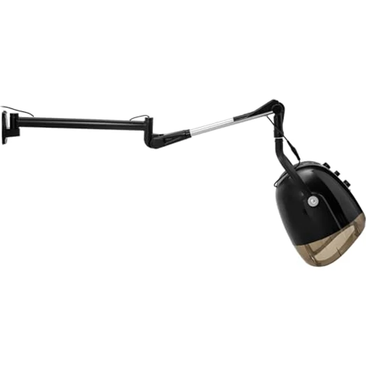 Physa Haartrockner PHY-HD_03, Wandmontage Trockenhaube mit Ionenfunktion, 1000 W, schwarz, einstellbarer Timer bis 60 min – Bild 5