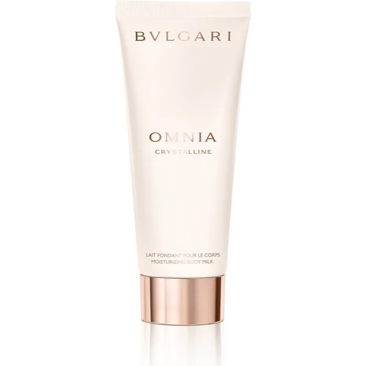 BVLGARI Omnia Crystalline, feuchtigkeitsspendende Bodylotion für Damen, 200 ml, parfümiert mit langanhaltender Feuchtigkeit und Geschmeidigkeit
