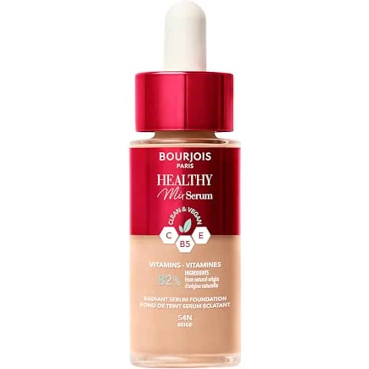 Bourjois Healthy Mix Serum Foundation 54N, Beige, 30 ml