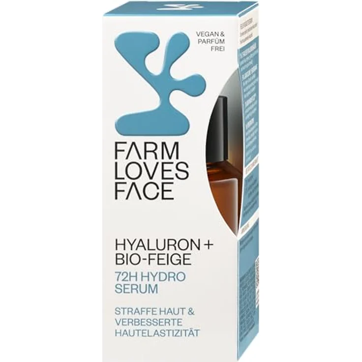 Farm Loves Face Serum 72h Hydro Hyaluron + Bio-Feige, 28 ml – Bild 3