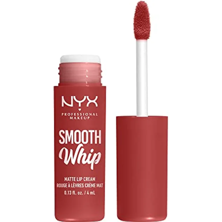 NYX PROFESSIONAL MAKEUP Flüssiger Lippenstift mit mattem Finish, Lebendige Farben mit Shea und Kakaobutter, 05 Parfait, 4 ml (1er Pack)