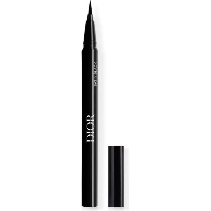 DIOR Diorshow Liquid Liner, wasserfester Flüssig-Eyeliner im Stift, Farbton 096 Satin Black, 0.55 ml