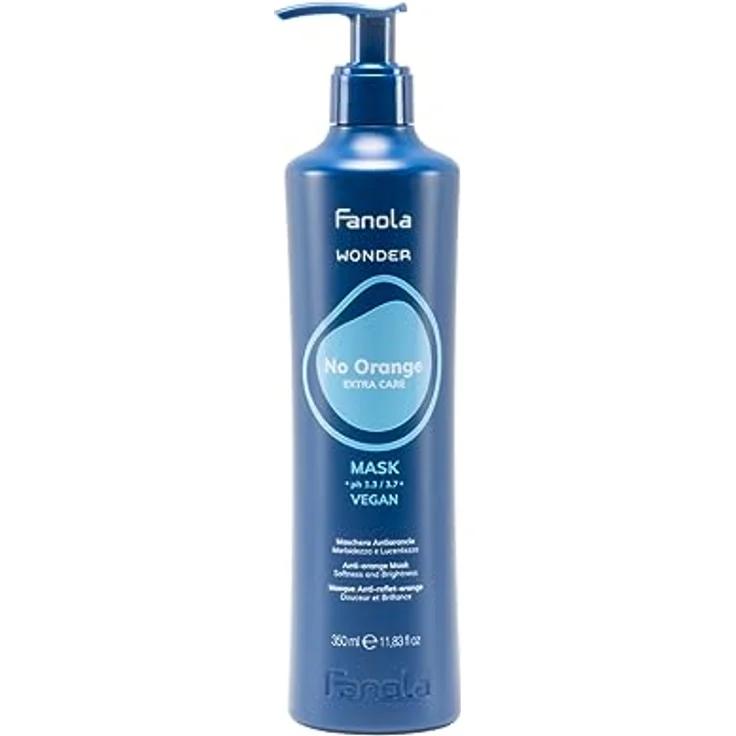 Fanola Wonder No Orange Maske, 350 ml - Natürliche Unterstützung für Ihre Ernährung, Energiebooster im Alltag, Verantwortungsvolle Inhaltsstoffe – Bild 1