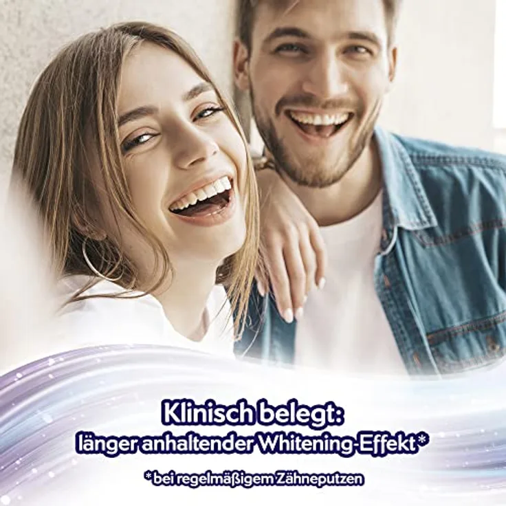 Odol med3 White & Shine Zahnpasta, Whitening-Formel mit Micro Gloss Pearl Technologie, Schutzschild vor Verfärbungen, 75 ml