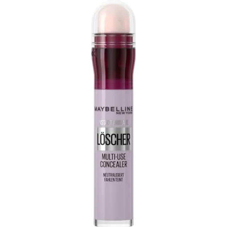 Maybelline New York Instant Anti-Age Löscher Color Corrector Concealer, Lila, 6,8 ml - Ultra-einfache Farbkorrektur für einen ebenmäßigen Teint