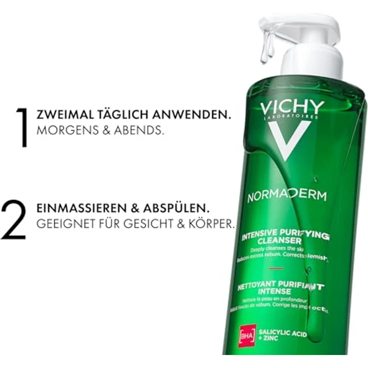 Vichy Normaderm Phytosolution Reinigungsgel Für Fettige Und Problematische Haut 400 ml – Bild 5