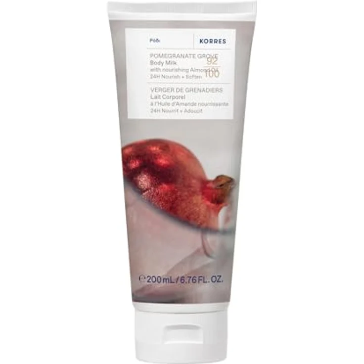 Korres Pomegranate, nährende Bodylotion, 200 ml, spendet Feuchtigkeit und pflegt intensiv, vegan – Bild 1