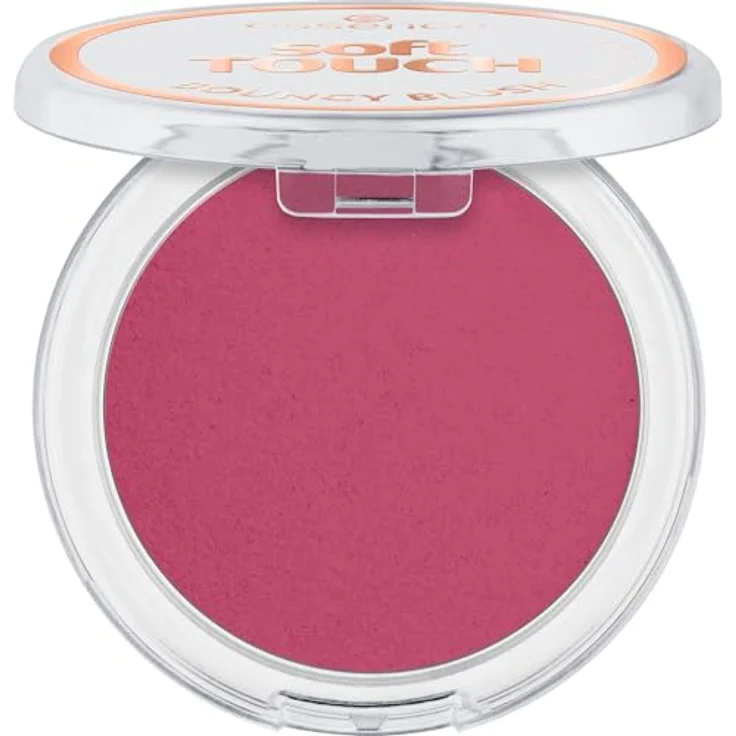 essence soft TOUCH BOUNCY BLUSH, Rouge mit geschmeidiger Cream-to-Powder-Textur, hochpigmentiert und matt, 3,5 g – Bild 1