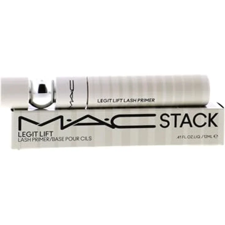 MAC MACSTACK Legit Lift Lash Primer Mascara, 12 ml mit Rizinusöl und Provitamin B5 für Wimpern mit Schwung und Volumen – Bild 8
