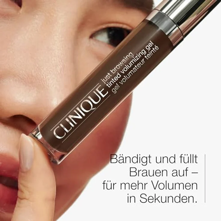 Clinique Just Browsing Tinted Volumizing Gel Augenbrauen-Gel, Farbton 05 Dark Espresso, wasserfest, 4.3 ml – Bild 3