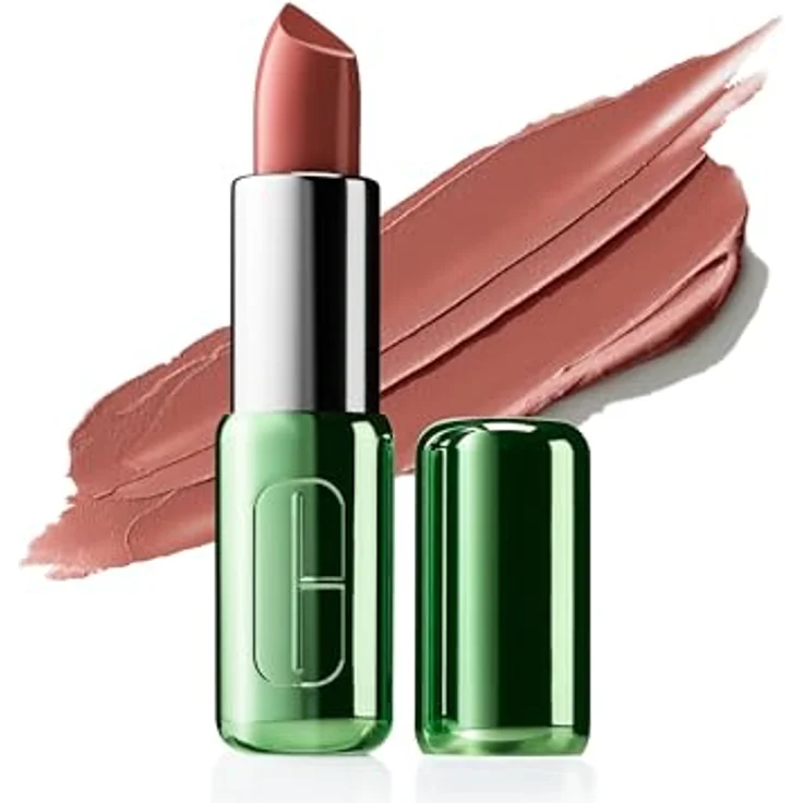 Clinique Pop Longwear Lipstick 01 Blushing Pop, satinierter Lippenstift mit bis zu 8 Stunden Haltbarkeit, 3,9 g – Bild 2