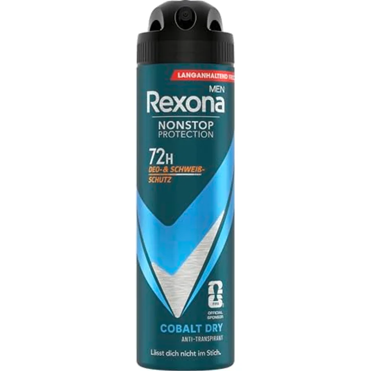 Rexona Men Nonstop Protection Deospray Anti-Transpirant Cobalt Dry, 72 Stunden Schutz, ohne Alkohol, maskulin-frischer Duft, 150 ml – Bild 1