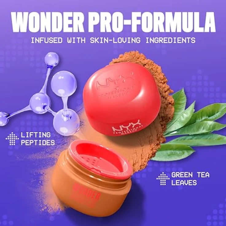 NYX Professional Makeup Wonder Snatch Puder 6 g - Lifting-Puder in SASSY SPICE, 16 Stunden schweiß- und wischfest, Airbrush-Finish – Bild 4