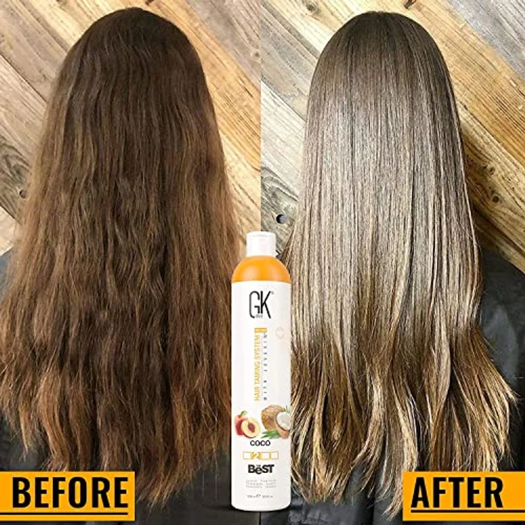 Gk Hair Global Keratin The Best COCO Smoothing Keratin Haarbehandlung, 1000 ml, feuchtigkeitsspendend für glattes Haar – Bild 3