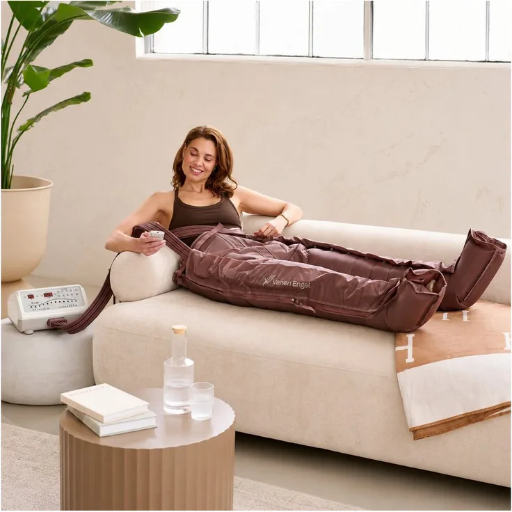 Venen Engel Venen Engel Pro, elektrisches Luftkompressions-Massagegerät mit 8 Programmen und Touch-Bedienfeld