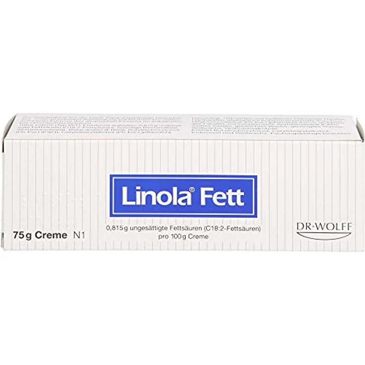 Linola fett Creme 75 g, Apothekenpflichtige Bodylotion mit PZN-01875350 – Bild 1