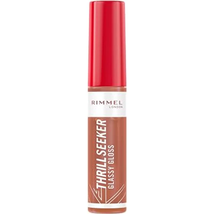 Rimmel London Thrill Seeker Glassy Gloss, Sweet Frosting, Lipgloss, Moisturizer, vegane Formel, 10 ml – Bild 1