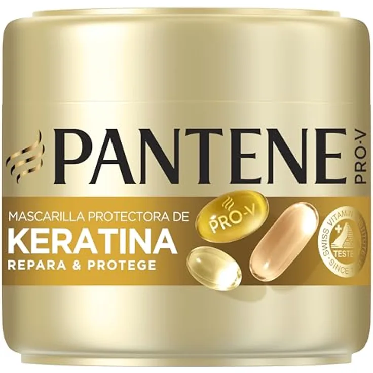 Pantene REPARA & PROTEGE Mascarilla 300 ml, Feuchtigkeitsmaske für trockenes Haar, nährend und schützend