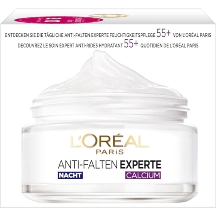 L'Oréal Paris Anti-Falten-Experte 55+ Calcium Nachtcreme 50 ml – Bild 6