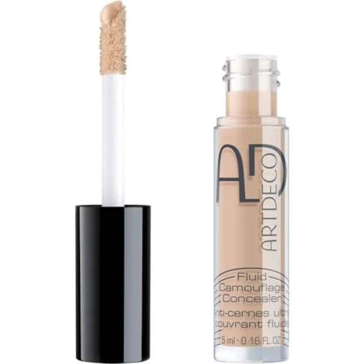 ARTDECO Fluid Camouflage Concealer - 05 yellow/neutral medium, Stark deckender Concealer ohne Maskeneffekt - 1 x 5 ml – Bild 2
