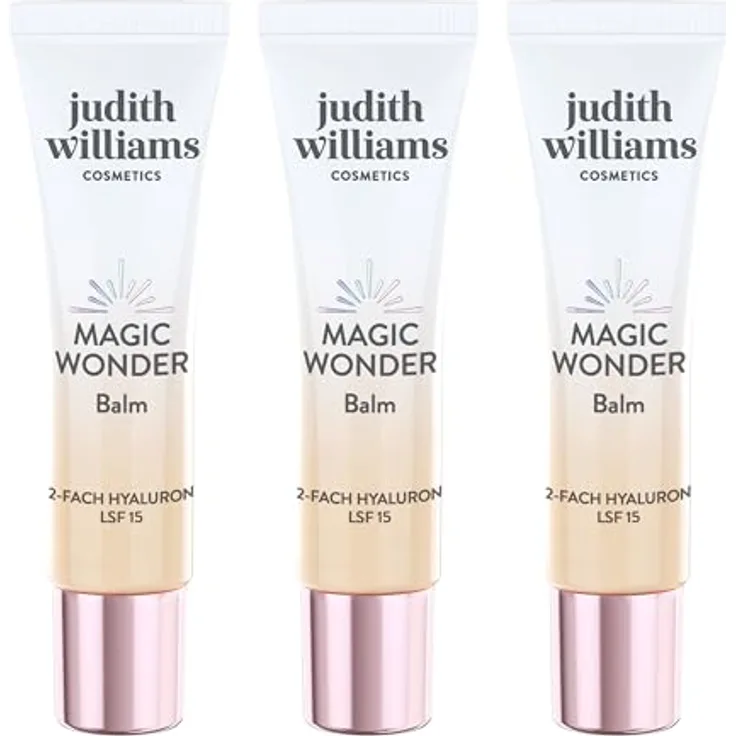 Judith Williams Cosmetics Face Balm Set Magic Wonder 3x30ml – getönte Tagescreme mit LSF 15, Anti-Aging-Effekt und feuchtigkeitsspendender BB Cream