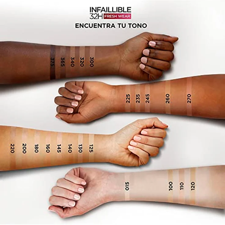 L'Oréal Infaillible 24H Fresh WearFoundation 180 Sable Rosé 30 ml – Bild 6