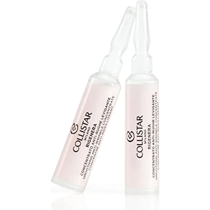 Collistar Rigenera Glättendes Anti-Falten-Konzentrat, Express-Anwendung für Gesicht und Hals, ohne Alkohol und Silikone, 2x10 ml