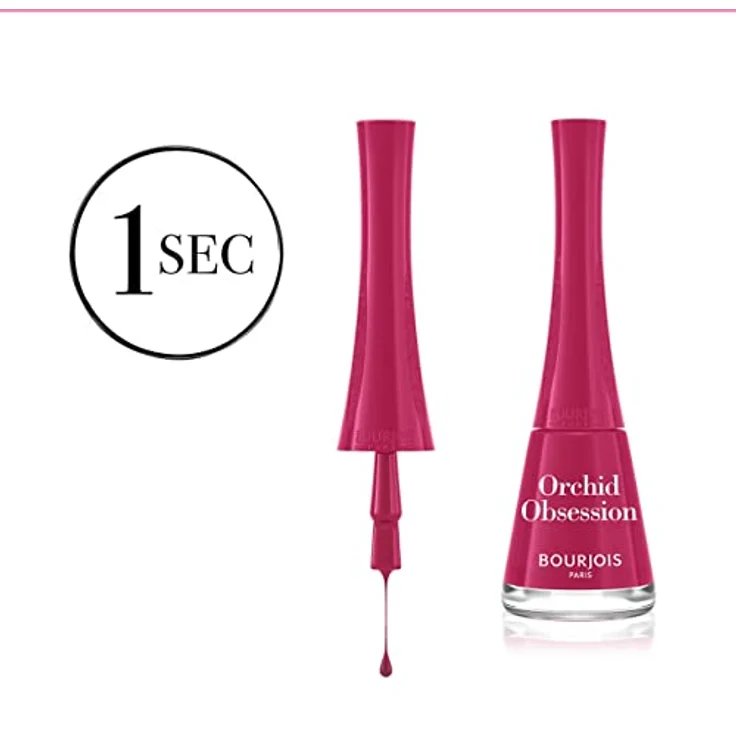 Bourjois Nail Polish, schnelltrocknender Nagellack mit Panoramabürste, 9 ml – Bild 2