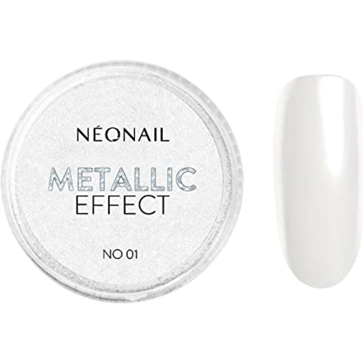 NEONAIL Powder Effect Metallic, Kunstnägel & Nageldesign Puder in Violet, 1 g für faszinierende Metallic-Effekte – Bild 1
