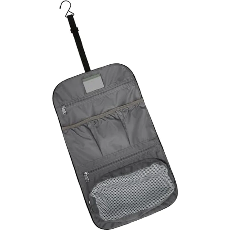 Jack Wolfskin Konya WASCHSALON, geräumige Kulturtasche mit Organizer, Aufhängehaken und abnehmbarem Spiegel – Bild 3