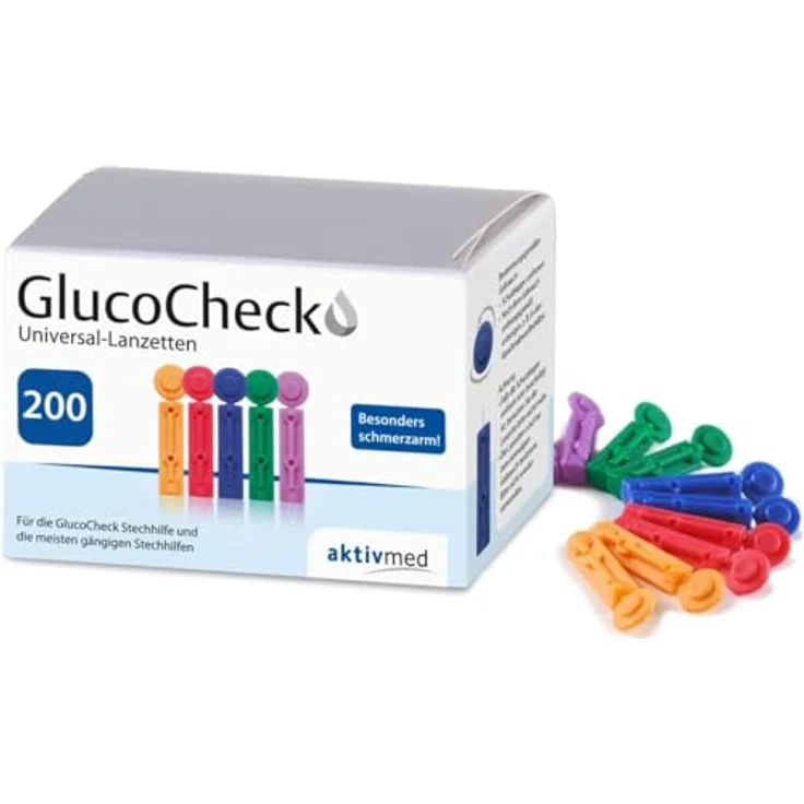 Aktivmed Gluco Check Lanzetten Universal, 200 Stück – Bild 4