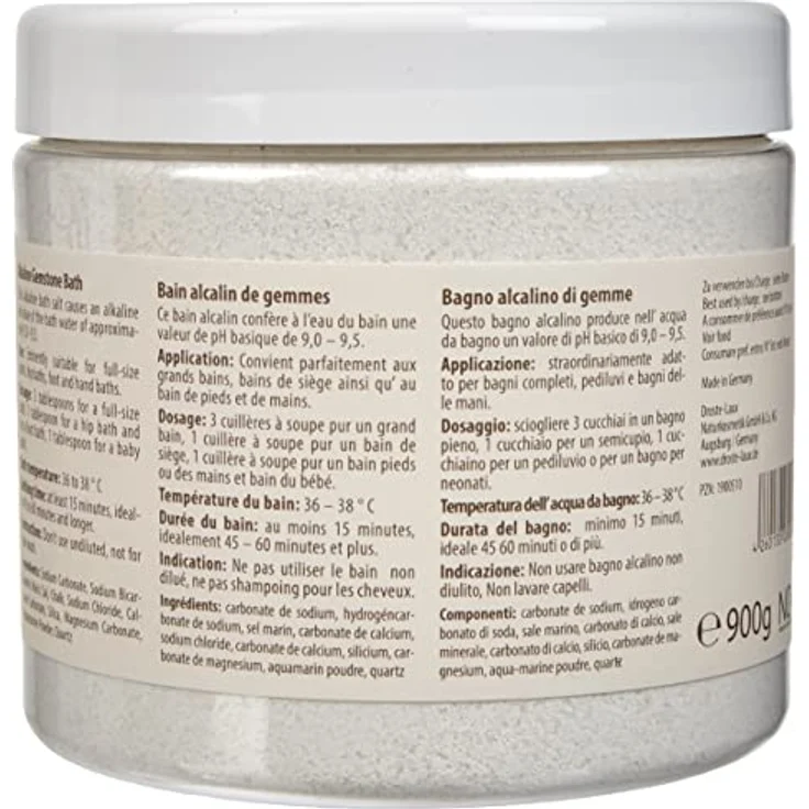 Droste-Laux Naturkosmetik - Basisches Edelsteinbad 900 g – Bild 2