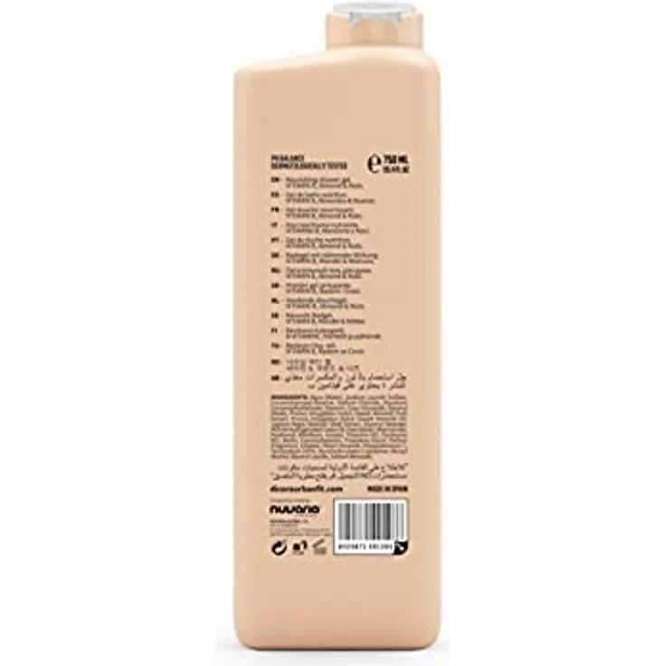 Dicora UrbanFit Shower Gel Vitamin B, Duschgel mit Nuss- und Mandelmilch-Extrakt, 750 ml, cruelty-free – Bild 2