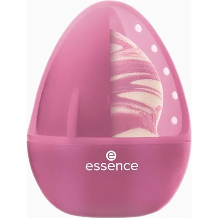 essence get the glaze! Make-up Schwämmchen Nr. 01, Mehrfarbig, vegan, inklusive belüftetem Case, Nanopartikel frei – Bild 1