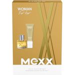 MEXX Geschenkpackung Woman Eau de Toilette 20ml + Duschgel 50ml, frischer Duft mit Bergamot und Zitrone