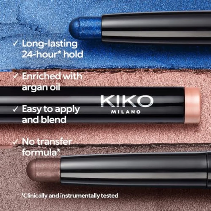 KIKO Milano Long Lasting Eyeshadow Stick, langanhaltender Lidschatten in Stiftform, 04 Gold, 1.6 g – Bild 4